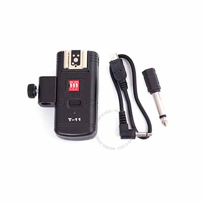 2 in 1 Flashgun / Studio Lamp Battery powered radio remote receiver (T11)