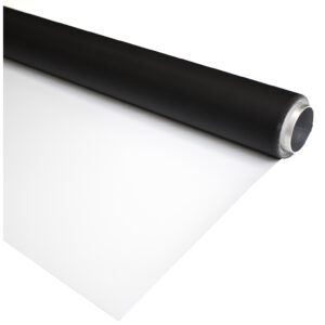 1.35m x 3m Black/White Double Sided Vinyl Background