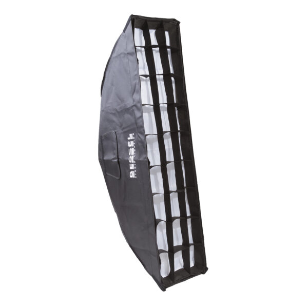 Bessel 90cm x 22cm Silver Strip Softbox with 8cm grid