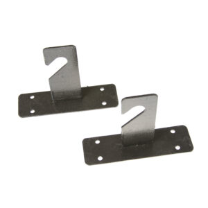 Pair of metal brackets for wall / ceiling mount kit - 1 roll type