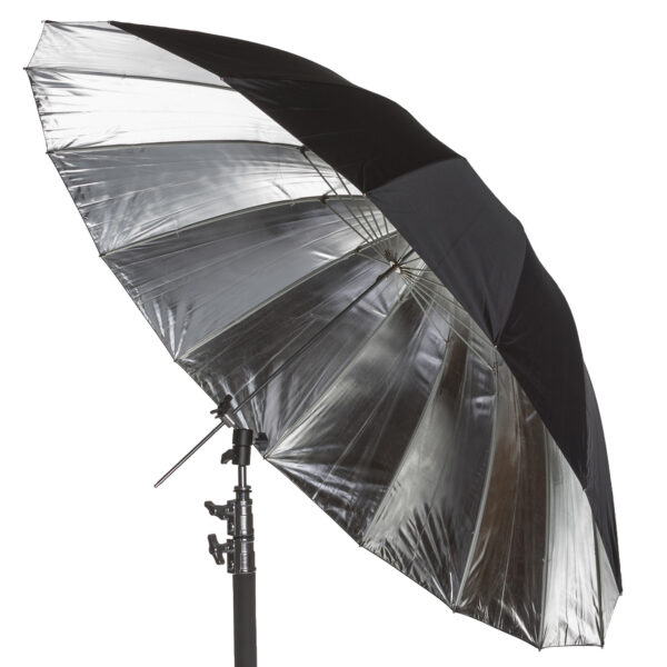 Bessel 150cm (60inch) Parabolic Umbrella - Silver reflective