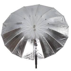 Alternative view of Bessel 150cm (60inch) Parabolic Umbrella - Silver reflective