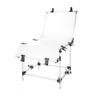 130cm x 60cm product table fully setup