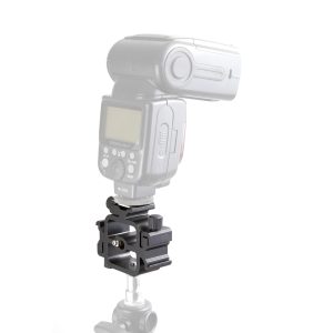 3 way flashgun holder with flashgun